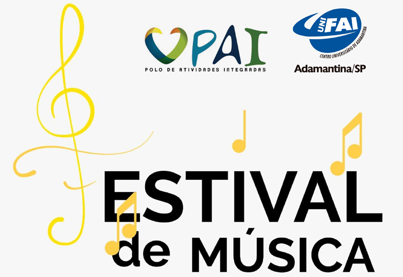 UniFAI e PAI/Nosso Lar lançam Festival de Música para o Setembro Amarelo; Inscrições dos interessados acontecem de 28 de junho a 24 de agosto