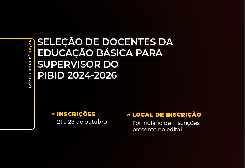 FAI tem inscrições abertas para supervisores do Pibid 