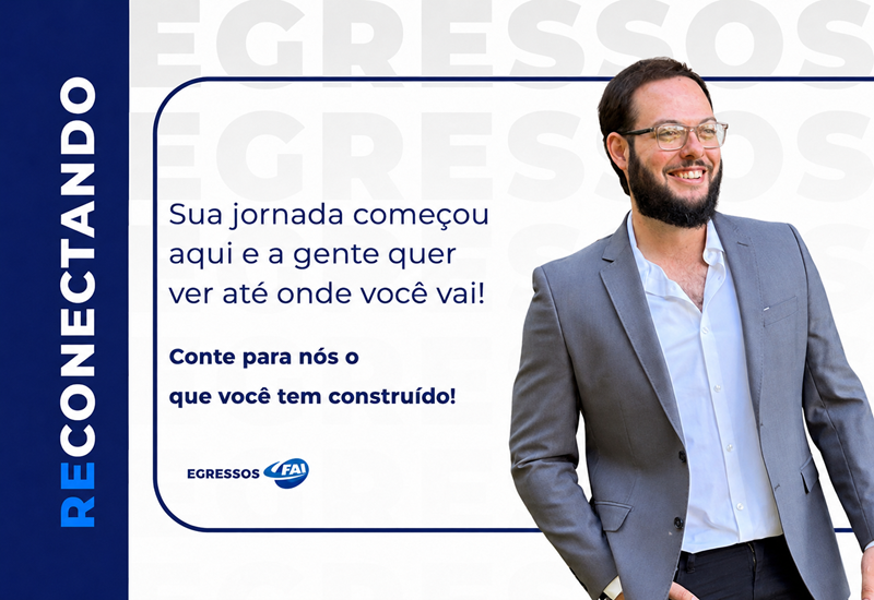 Egresso de Engenharia Civil da FAI alia empreendedorismo e pesquisa científica em sustentabilidade