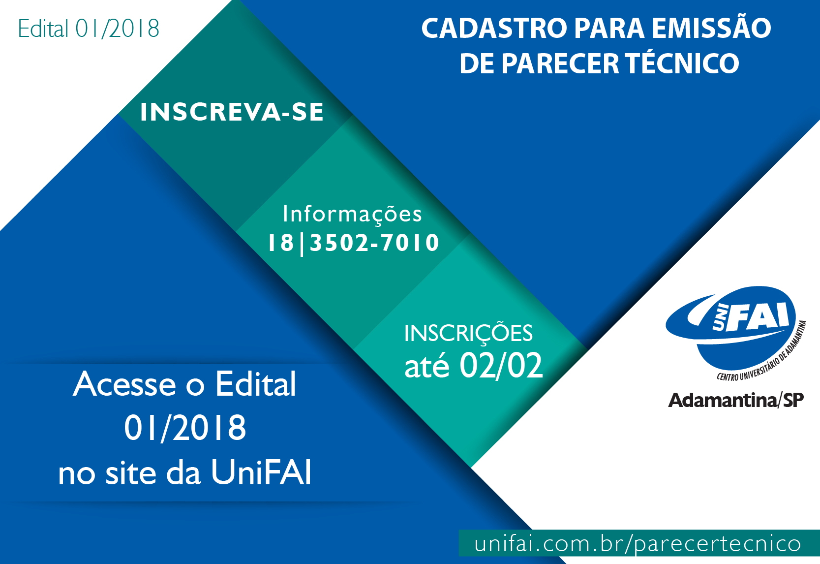 FAI abre inscrições para cadastro de pareceristas