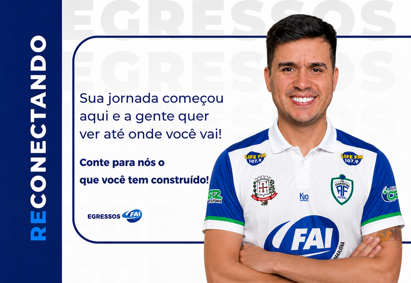 FAI forma profissional que hoje lidera projetos esportivos e mentoria nacional