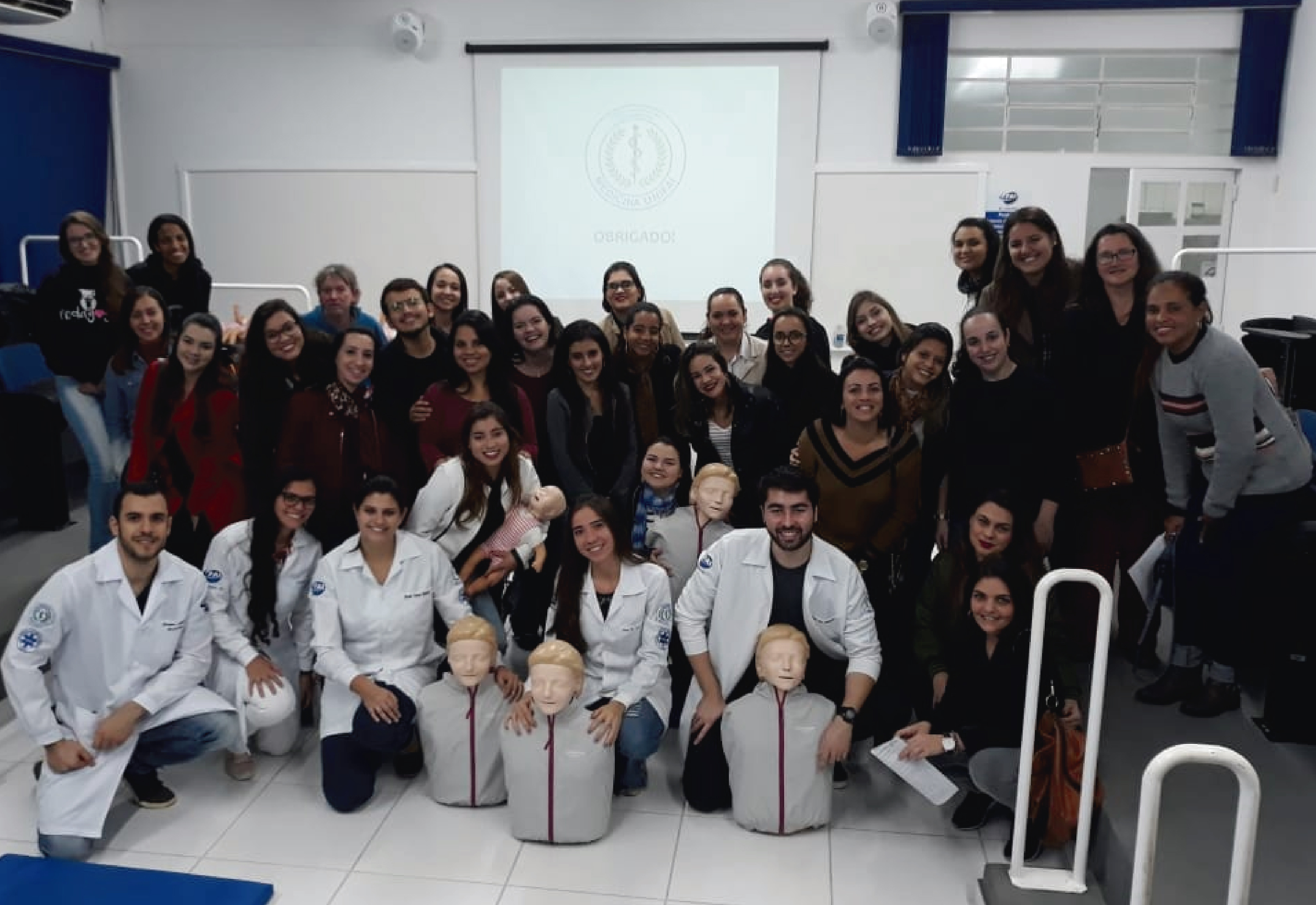 Alunos do curso de Pedagogia participam pelo terceiro ano do  projeto Educação em Saúde: Suporte Básico de Vida