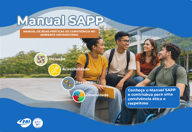 SAPP da FAI lança Manual de Boas Práticas de Convivência no Ambiente Universitário
