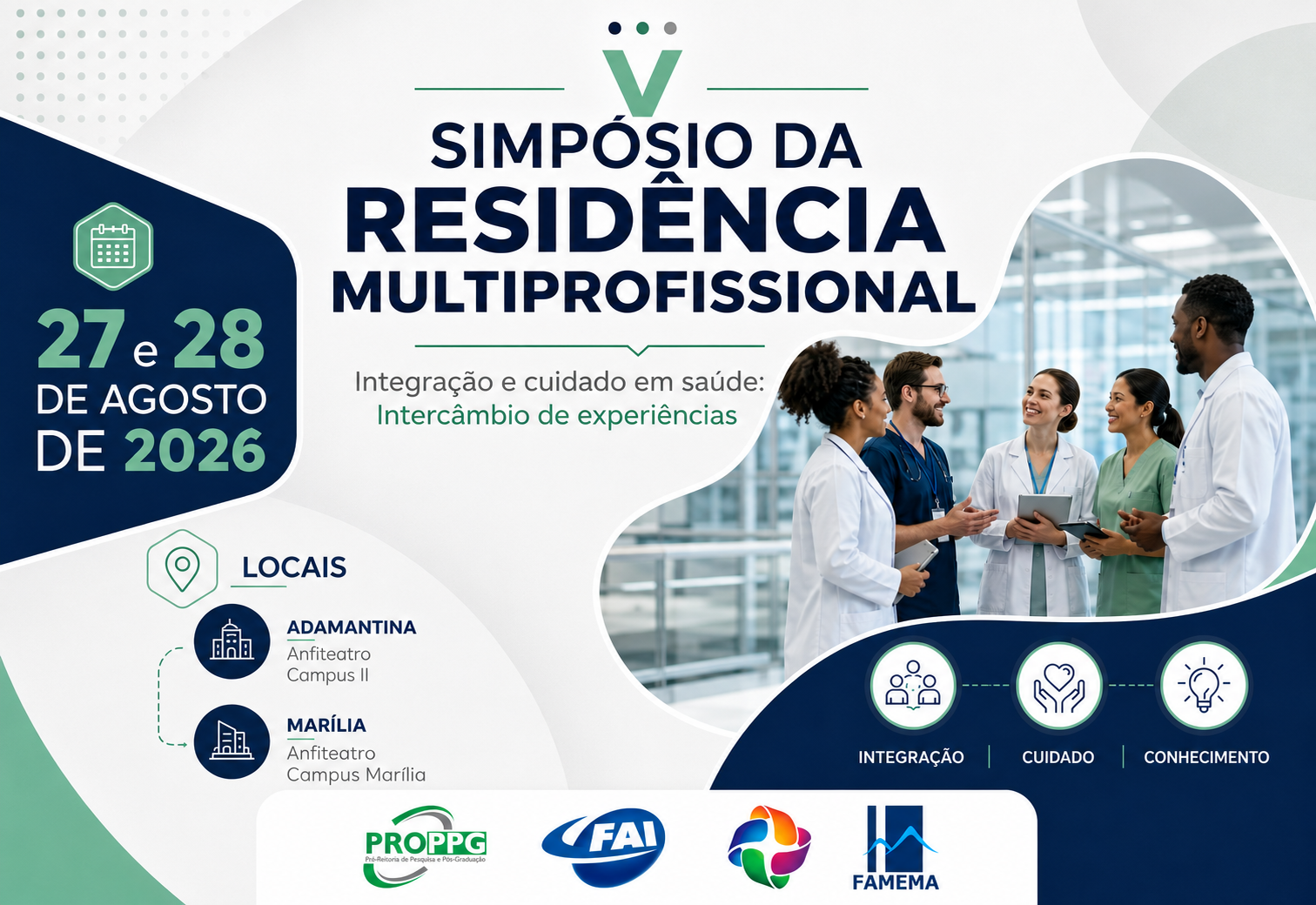 FAI e FAMEMA promovem Simpósio para intercâmbio de experiências entre Residências Multiprofissionais