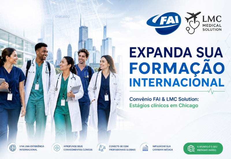 FAI realiza convênio que permite que alunos de medicina realizem estágio em hospital de Chicago