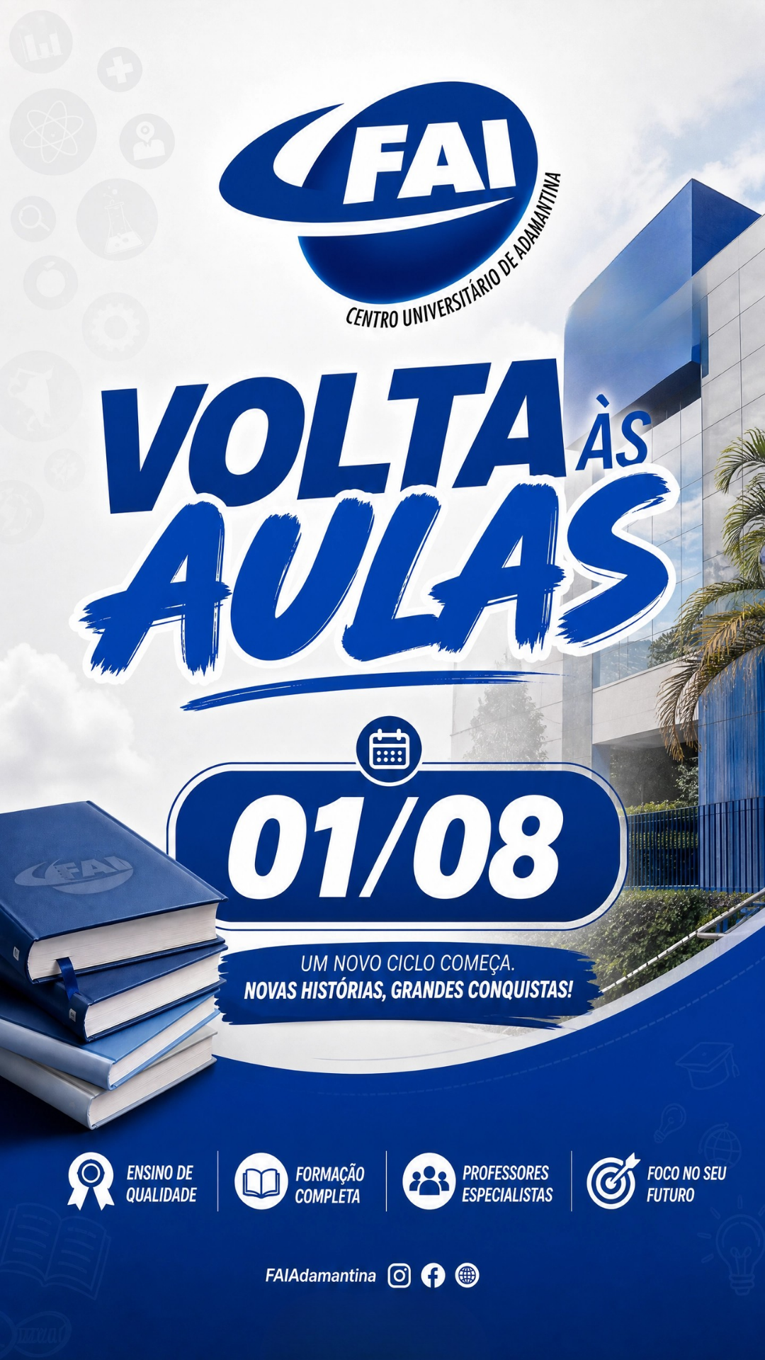 Estude no Centro Universitário de Adamantina