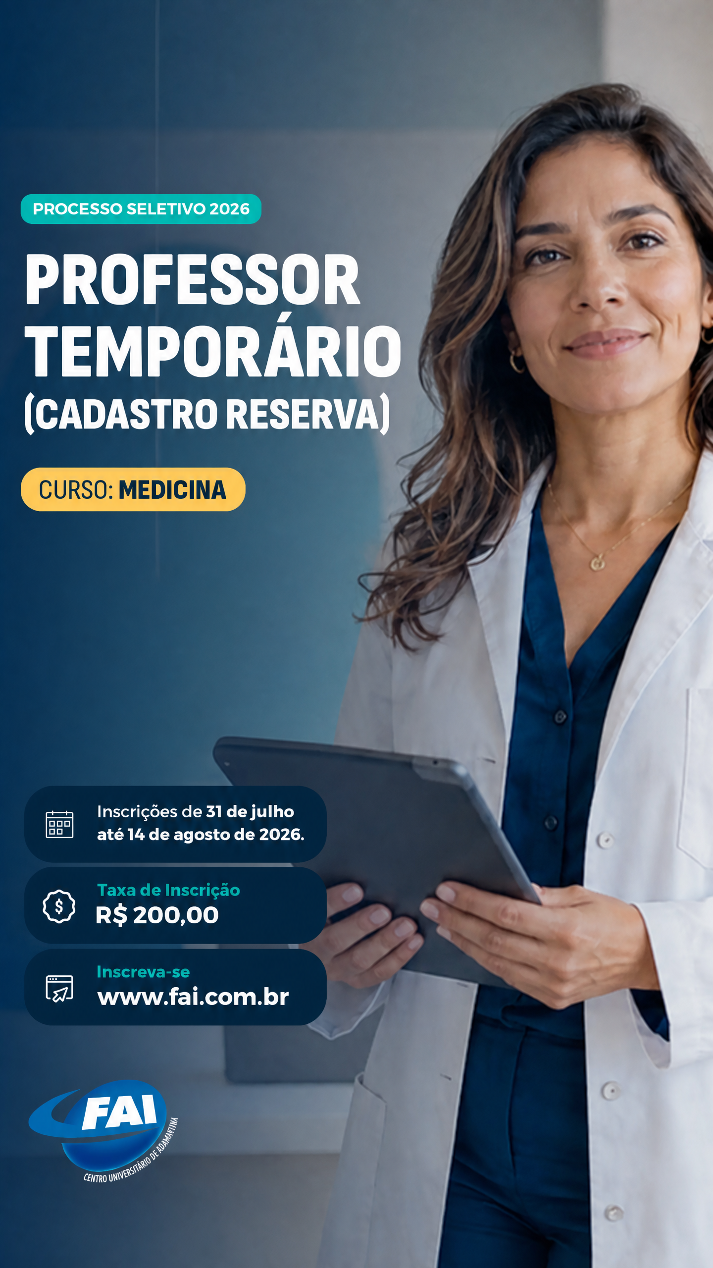 Estude no Centro Universitário de Adamantina