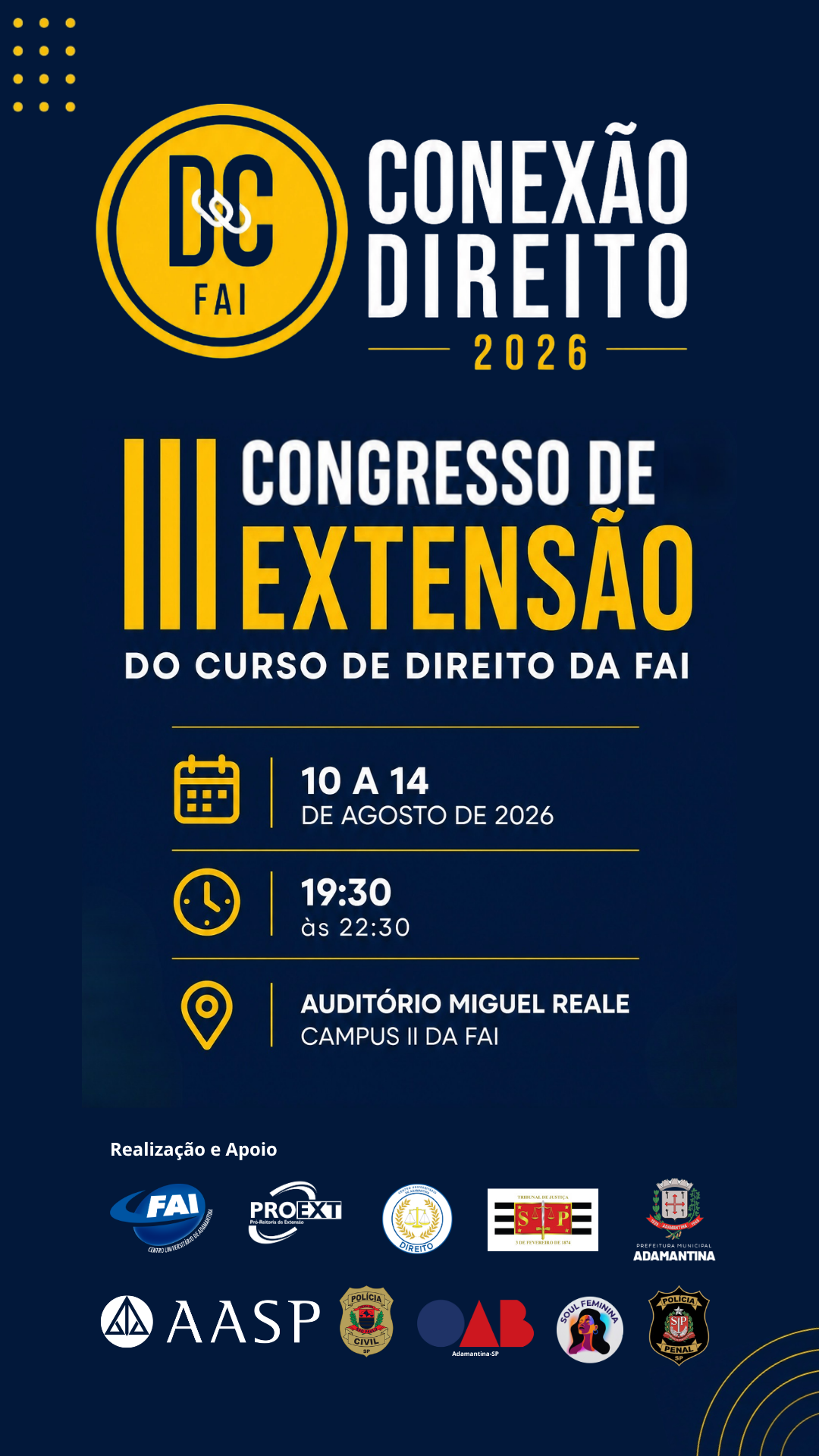 Estude no Centro Universitário de Adamantina