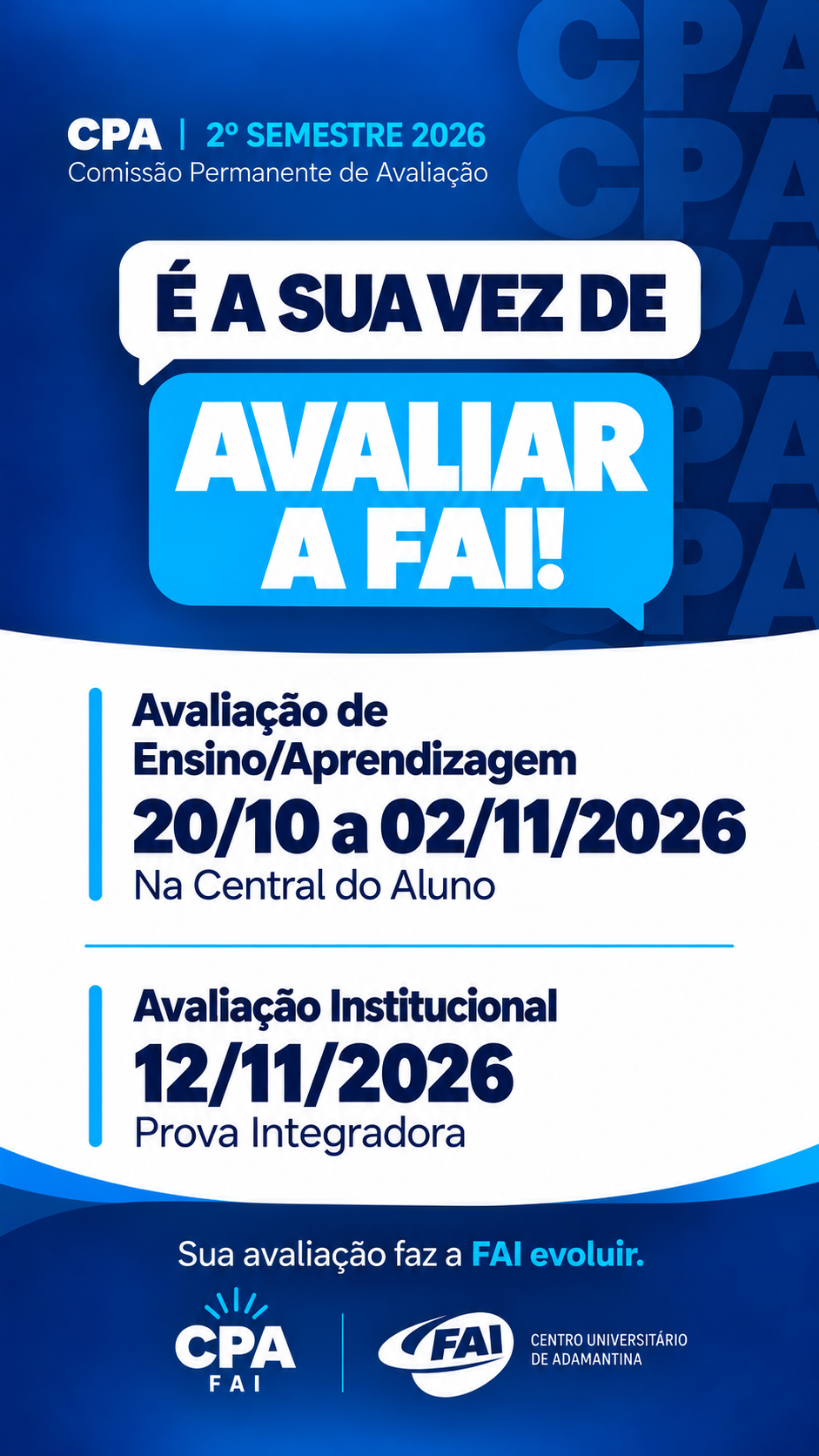 Estude no Centro Universitário de Adamantina