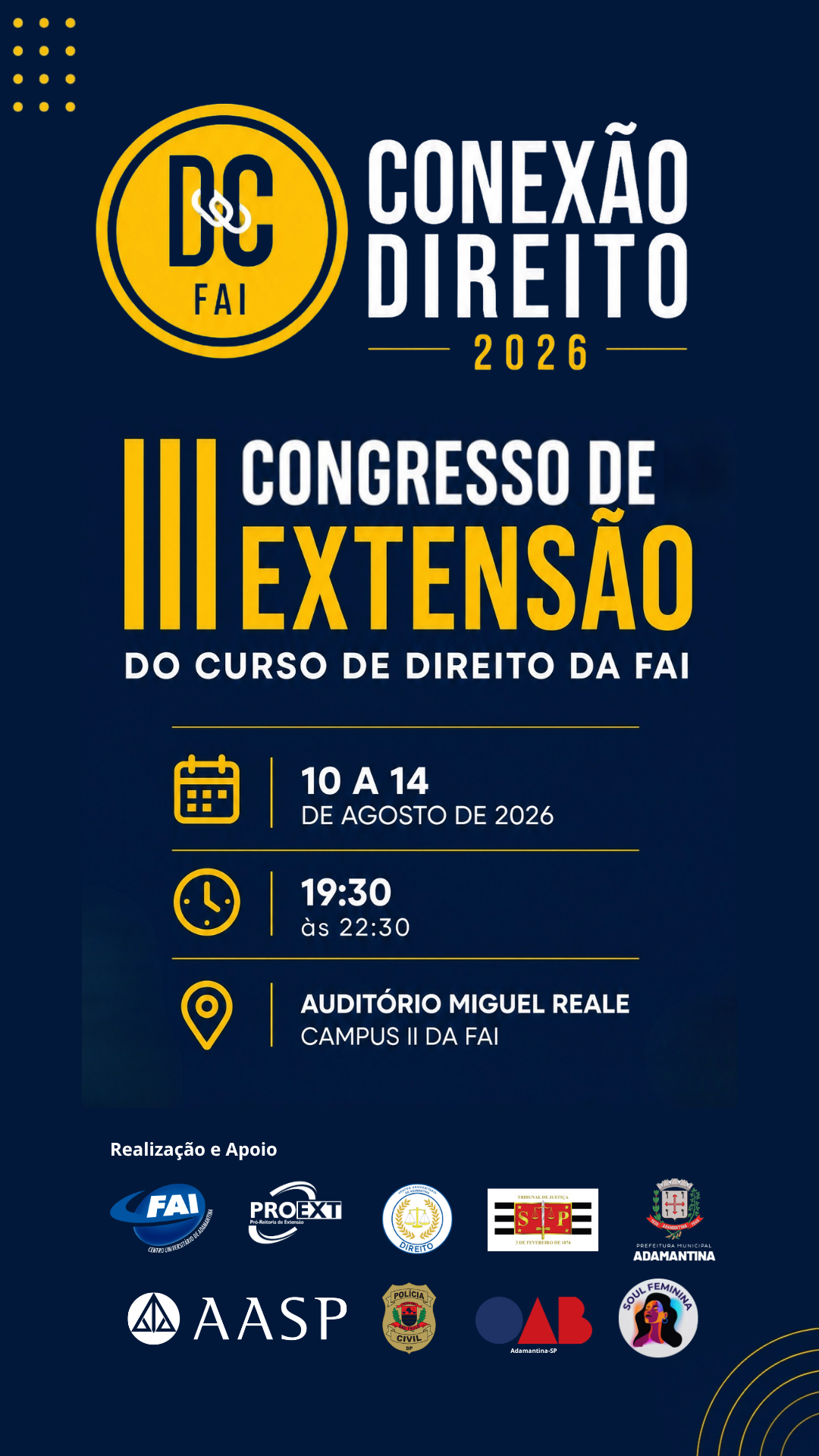 Estude no Centro Universitário de Adamantina
